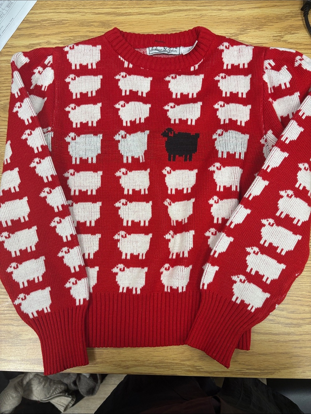Black Sheep Girls Sweater Inspired by Princess Di